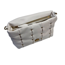 CLASSIC LOVE BAG PUFF PINCHED – white