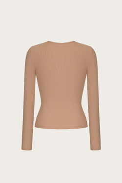 ЛОНГСЛИВ ИЗ ВИСКОЗНОГО ТРИКОТАЖА