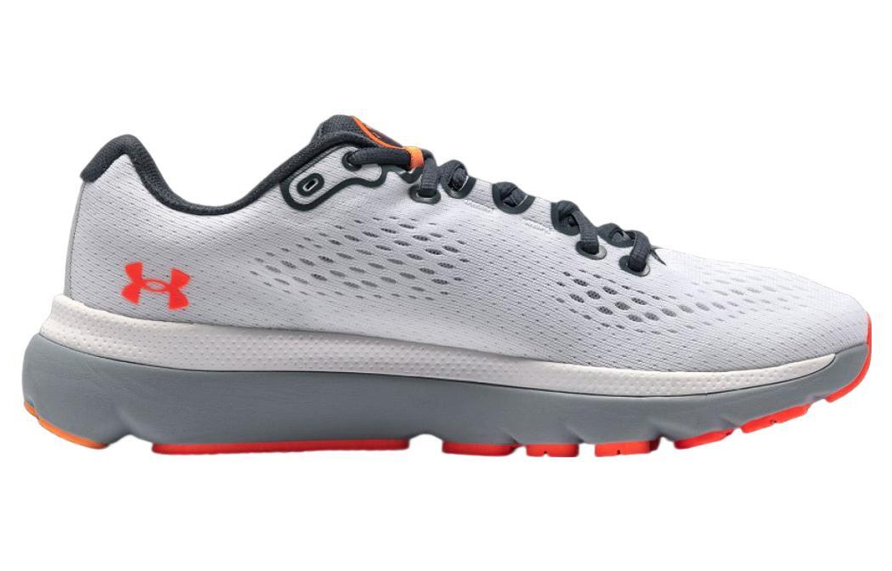 Under Armour Infinite 4 HOVR Infinite 4 comfortable fabric non-slip wear-resistant low-cut casual running shoes men's white orange