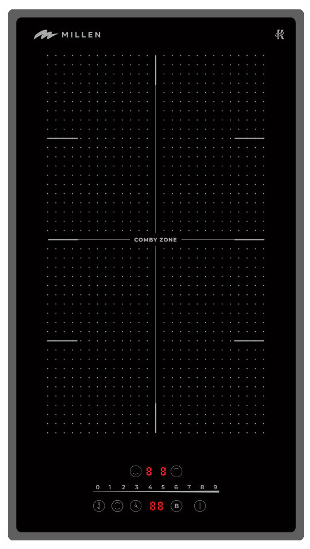 Электрическая варочная панель Millen MIH 302 BL