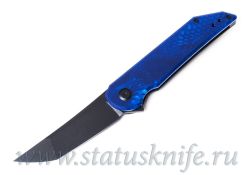 Нож Hoback Radford Titanium Juma Blue Snake CPM20CV DLC BWфотография - 1