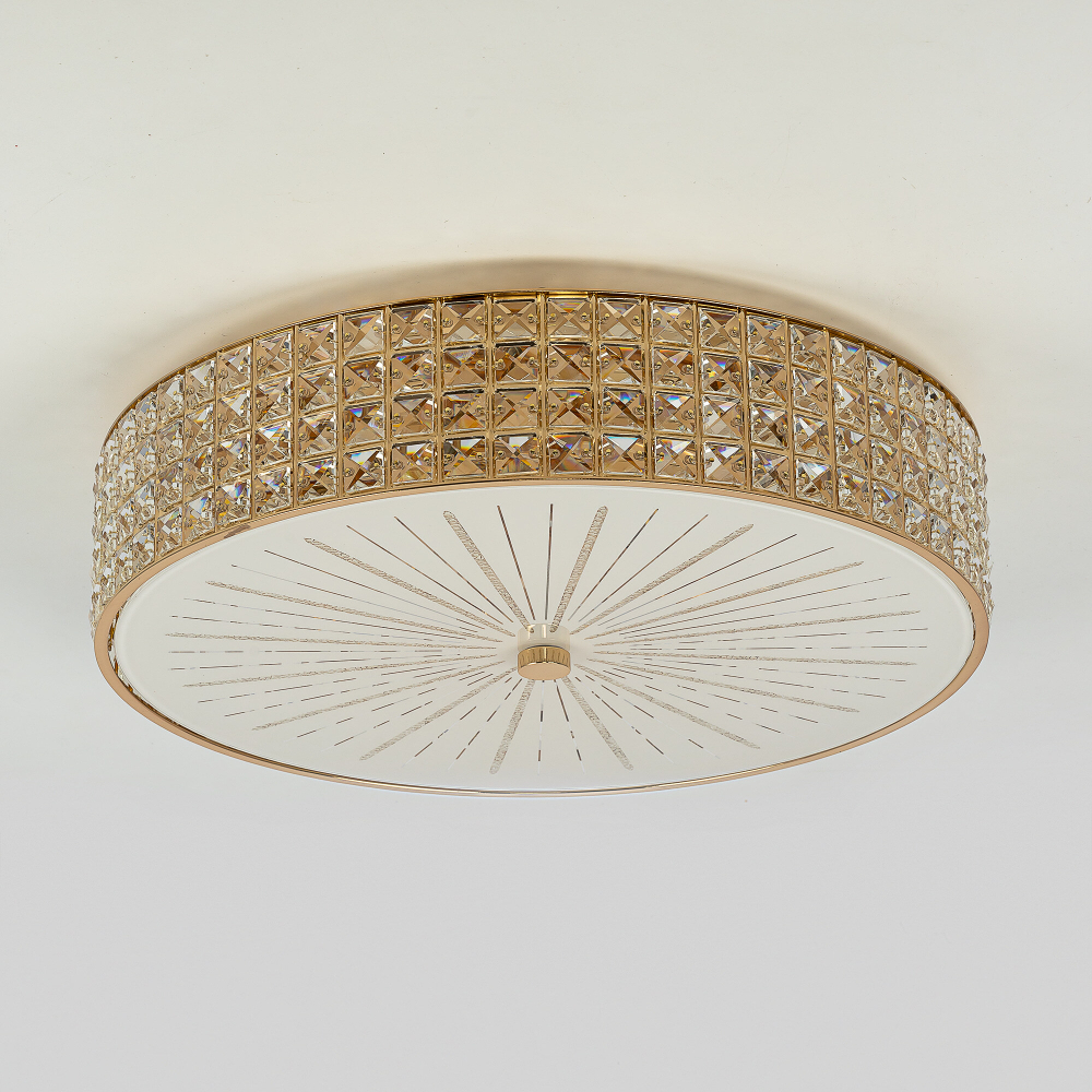 Citilux Портал CL324182 Люстра хрустальная Золото