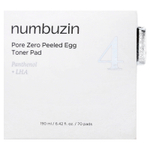 Numbuzin, No.4 Pore Zero Peeled Egg, тоник, 70 шт., 190 мл (6,42 жидк. унции)