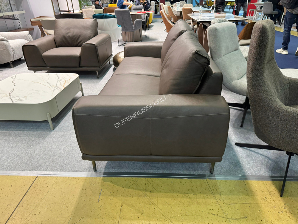 Диван Rizzo 878 (3-х местный) коричневый