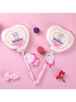 Воздушный зефир на палочке Розовое Сердце 60 г * 3 шт