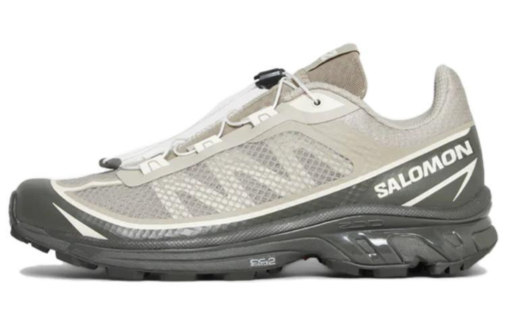 SALOMON Salomon X-6 comfortable daily wear-resistant breathable low-top cross-country running shoes for men and women the same khaki gray