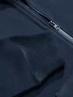 Худи Hardlunch F&K на молнии темно-синий