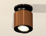 XS7404100 SCF/PBK кофе песок/черный полированный MR16 GU5.3 (N7926, C7404, N7002)
