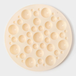 Форма силиконовая «Пузырьки», d=24 см, цвет бежевый