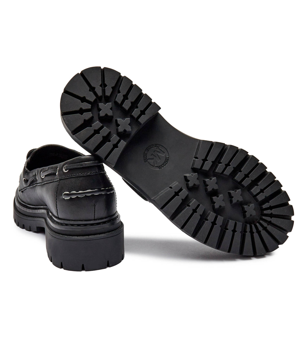 Кожаные лоферы Michael Kors - черный(40T4CAFP1L)