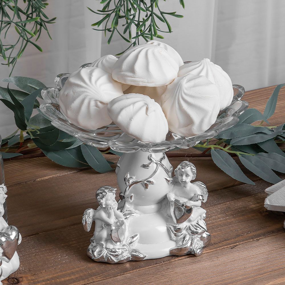 Фруктовница-конфетница Мерси Белая