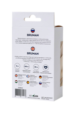 Фиолетовый вибростимулятор простаты Bruman - 12 см. (Цвет: фиолетовый)