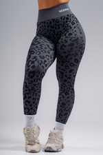 Леггинсы Push-Up Compression Leopard Leggings PRIMAL 849 Черные