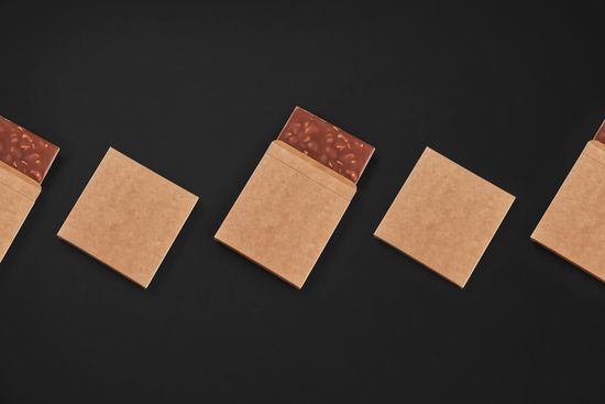 Упаковка квадратная для шоколадной плитки