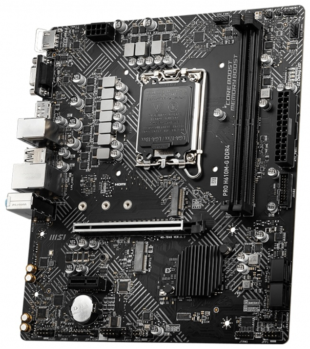 Материнская плата MSI PRO H610M-G DDR4