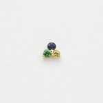 Threeleaf tops with Precious gems