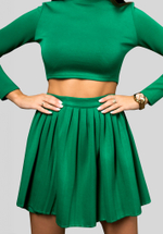 Костюм с топом и короткой юбкой шоурум