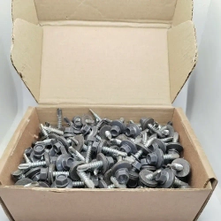 Саморезы кровельные по металлу 5.5х25 RAL 7024 (Графитовый серый) 1кг