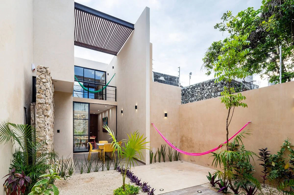 Стул пластиковый, Nardi Bit, горчичный