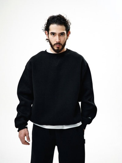 Свитшот THE BAD FRIENDS Basic WRM начес черный