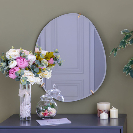 Зеркало настенное Лаундж 54см х 65 см Айвори