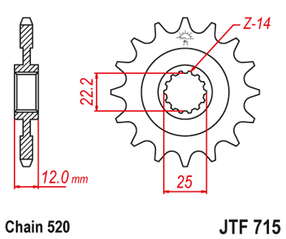Звезда JTF715.12