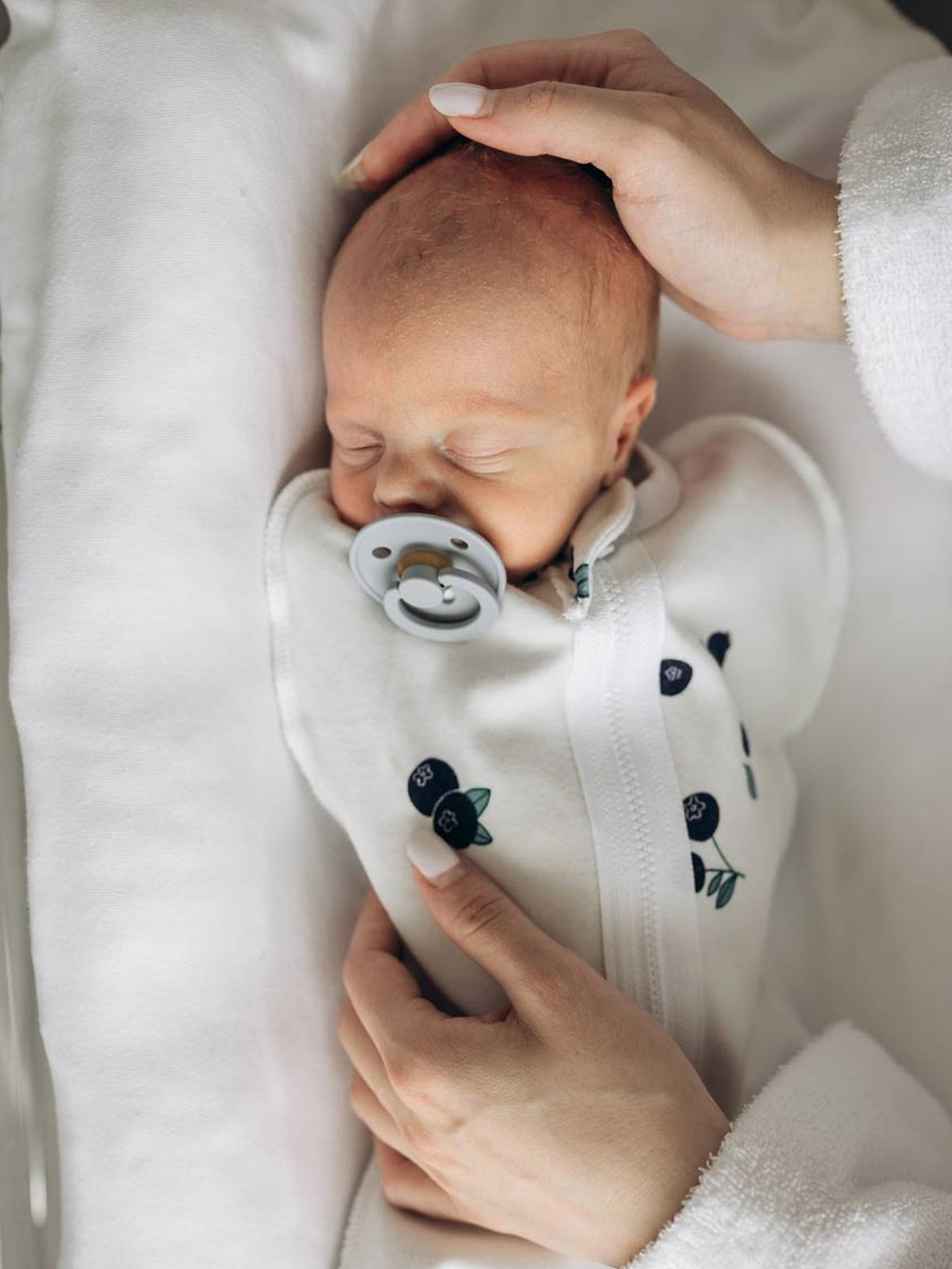 Пелёнка-кокон Mjölk Голубика