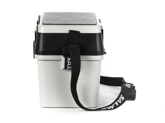 Ящик рыболовный зимний Salmo 2-х ярус.(из 2-х частей) пласт. 38x24.5x29см сер.