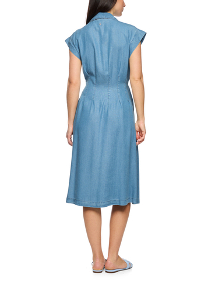 Marc Cain Платье-рубашка из лёгкого денима