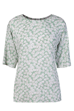 Блузка женская 3978ВПА, белый цветок #193БЦ093978ВПА