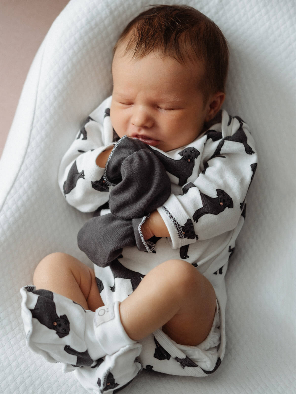 Рукавички-антицарапки Mjölk Брусника/Steel Grey/Ночное Небо, сет из 3х пар