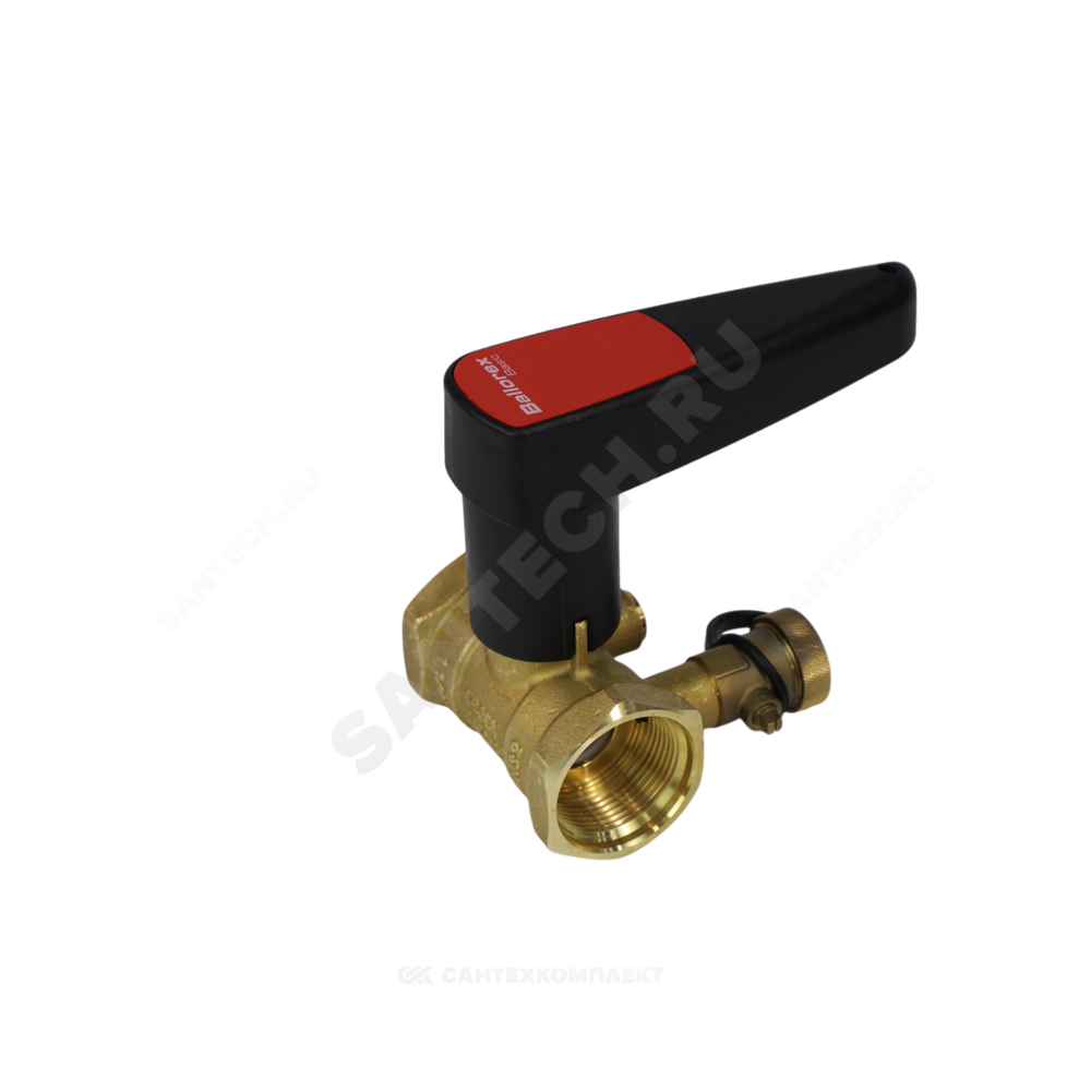 Клапан балансировочный ручной латунь Basic Ду 15 G1/2" Ру25 ВР Kvs=1.8м3/ч без ниппелей BROEN 43490000-001003