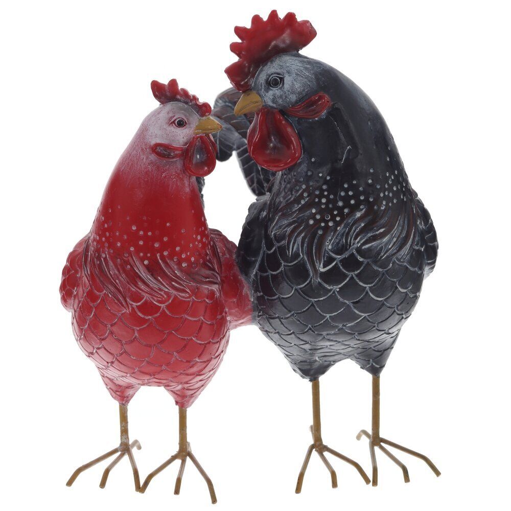 GAEM Фигурка декоративная "Петух с курицей", L15,5 W15,5 H20,5 см