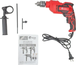 Дрель ударная сетевая 1200 Вт с ключевым патроном, регулировка оборотов, реверс