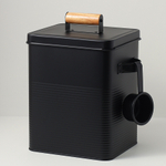 Банка для хранения универсальная irmel, 6,2 л, с ложкой, графит