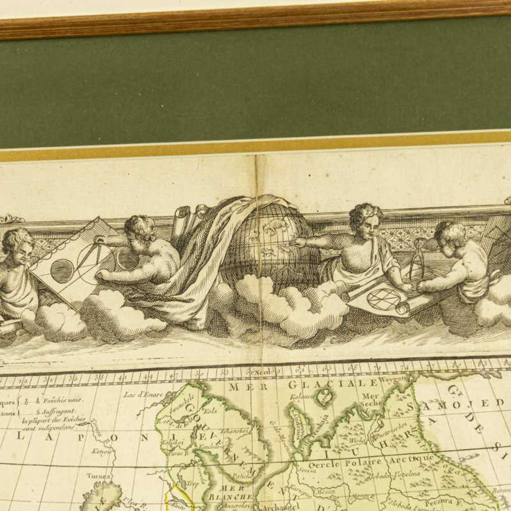 Карта «LA RUSSIE EUROPÉENNE» («Европейская часть России»)