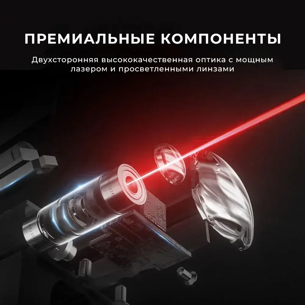 Дальномер лазерный SNDWAY SW-DR 60, 120 метров, двусторонний, питание от встроенного аккумулятора