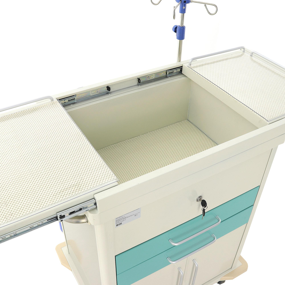 Тележка медицинская Med-Mos ЕТ016 ТМ-009АН-00 для экстренной помощи и реанимации