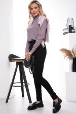 Лосины из замши "Нью-Йорк" (блэк) Б7688 LT Collection (Акция)