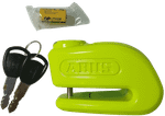 Замок на торм. диск 370 Trigger Alarm 2.0 с сиг желтый
