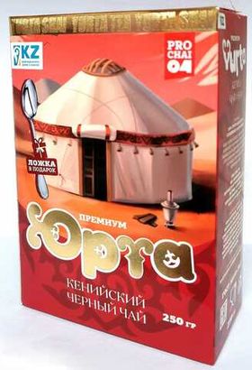 Чай Юрта Кения 250 гр с ложкой 1/40 шт