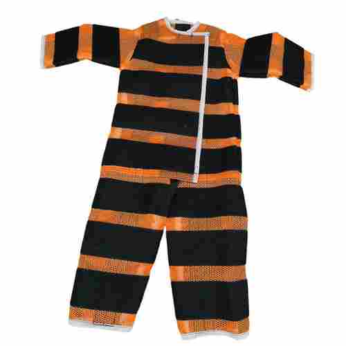 Липучий костюм, оранжевый, размер М, для роста 1.3м-1.55 м