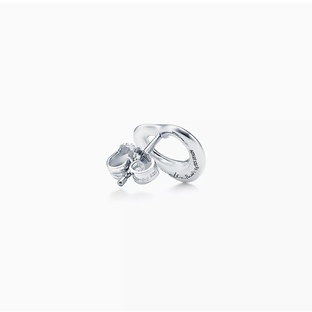 Серьги из серебра Tiffany 💞open heart. 925.Эксклюзив.💠В наличии
