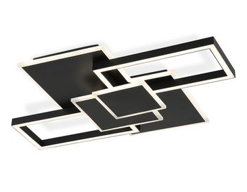 Потолочный светодиодный светильник с пультом 95W 3000K-6400K FA1032/5 BK черный Acrylica Disk Ambrella