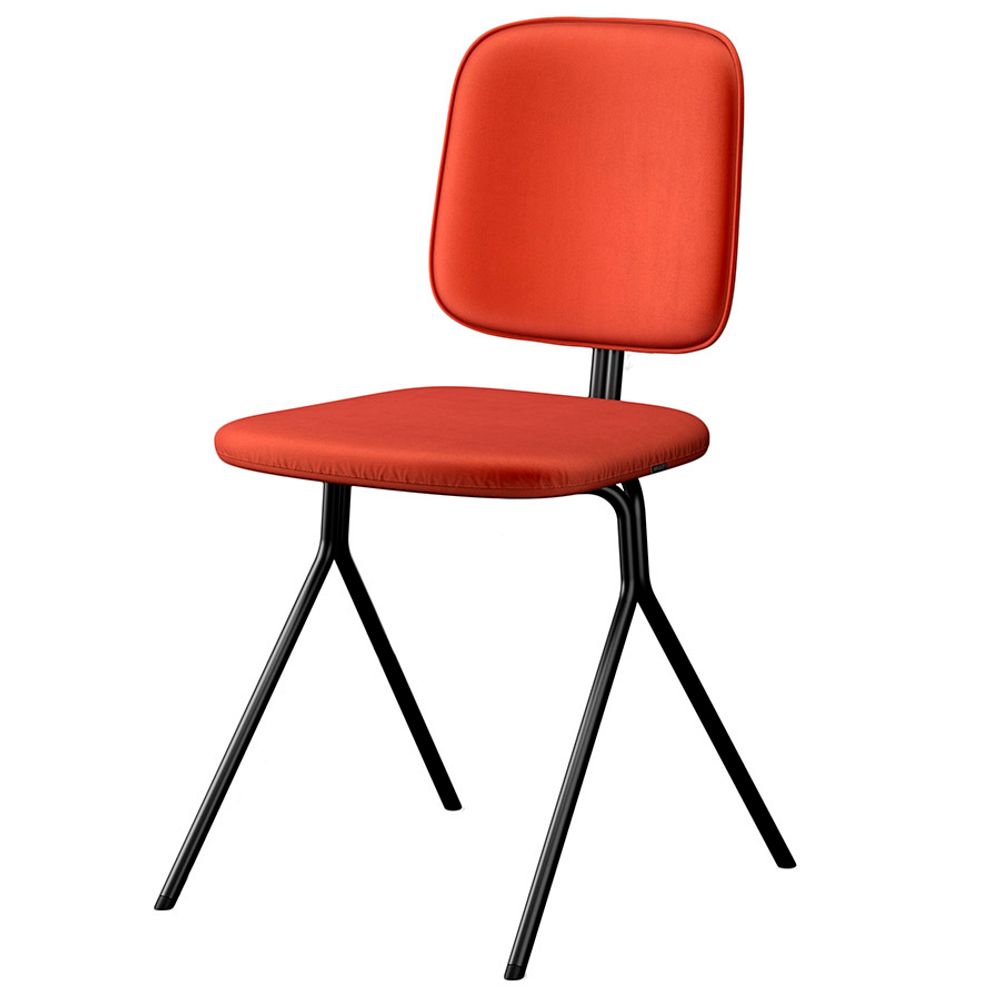 Стул Ror, Y, велюр, черный/темно-красный/зелено-синий