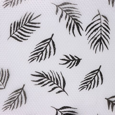 Противоскользящий коврик Plantae с принтом в виде листьев пальмы (30х150 см) (Цвет: не задано)