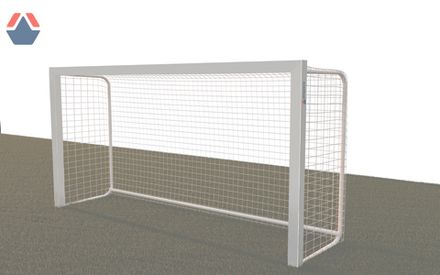 Ворота гандбол - минифутбол 3x2x1 алюминиевый профиль 80х80 свободностоящие