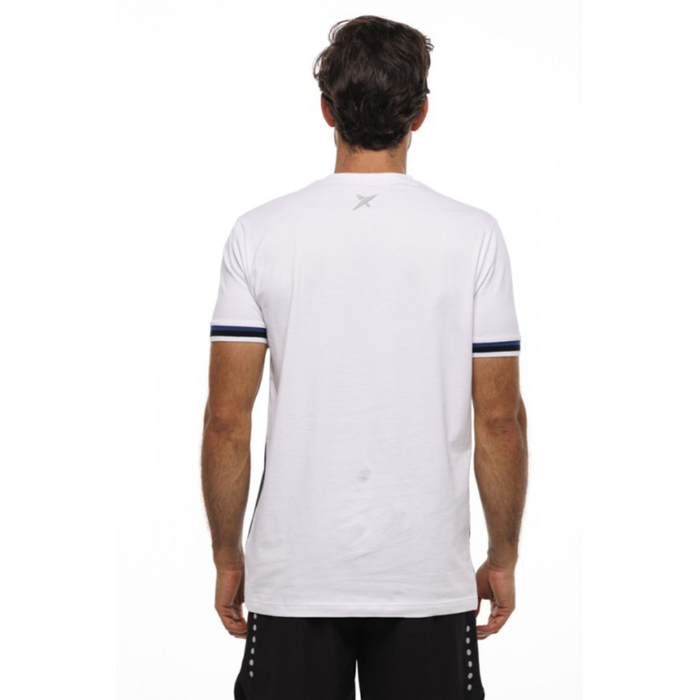 Мужское теннисное поло Drop Shot Anacor JMD T-Shirt Men - Black, White