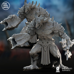Grand Alliance Chaos Disciples of Tzeentch Ogroid Thaumaturge 1 шт. миниатюра для dnd, днд, pathfinder, фентези, Настольная игра, НРИ, Варгейм, РПГ