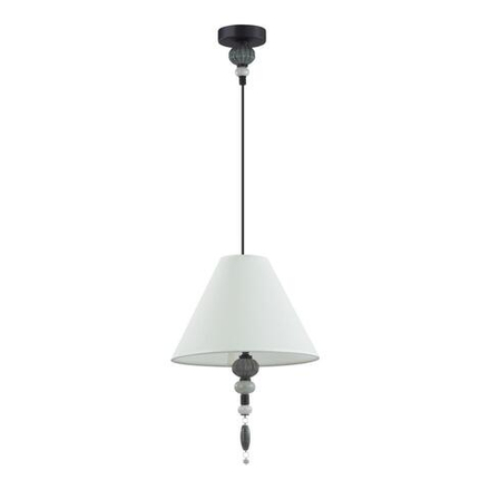 4896/1 MODERN ODL_EX23 163 черный матов./серый/молочный металл/керамика/ткань Подвес E27 1*60W SOCHI
